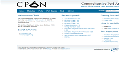 Desktop Screenshot of cpan.org