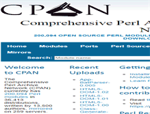 Tablet Screenshot of cpan.org